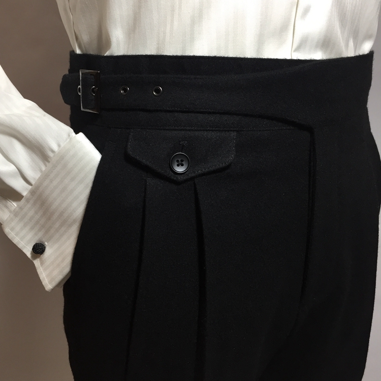 Support 7 Days Sample Order Lead Time Men's Worsted Woolen Trousers for Autumn and Winter