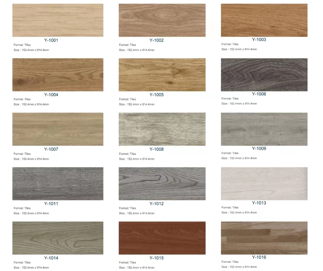 Anti Slip Grey LVT Flooring 2mm Commercial Vinyl Plank Flooring