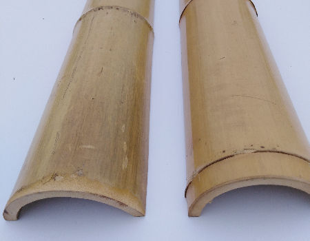 Straight Bamboo Tree Stakes Large Nature Raw Bamboo Poles For Decoration Length 300cm