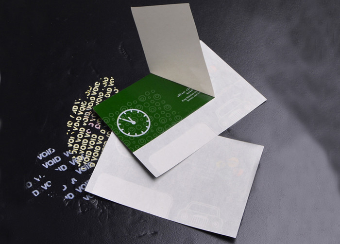 Customized warranty adhesive antifake peef off VOID sticker printing