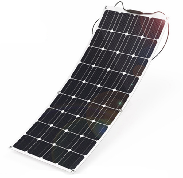 Small Powerful 12v 50w Solar Panel Semi Flexible Monocrystalline Solar Panel