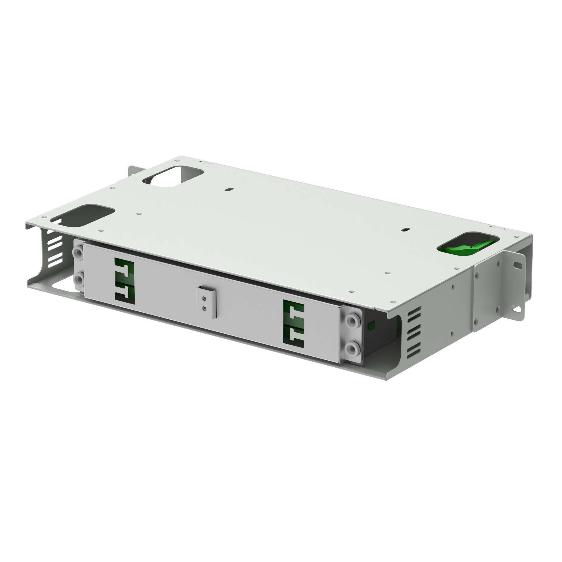 Indoor Application LC Type 24 Ports Optical Fiber Distribution Patchpanel for Data Centers