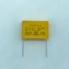 Buy cheap Heatproof Pitch 22.5mm X2 Safety Capacitor Fire Retardant Yellow Color from wholesalers