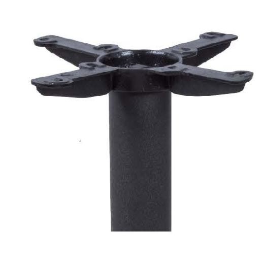 Restaurant Table base Cross Table leg Black Powder Coat Cast Iron Hospitality Furniture