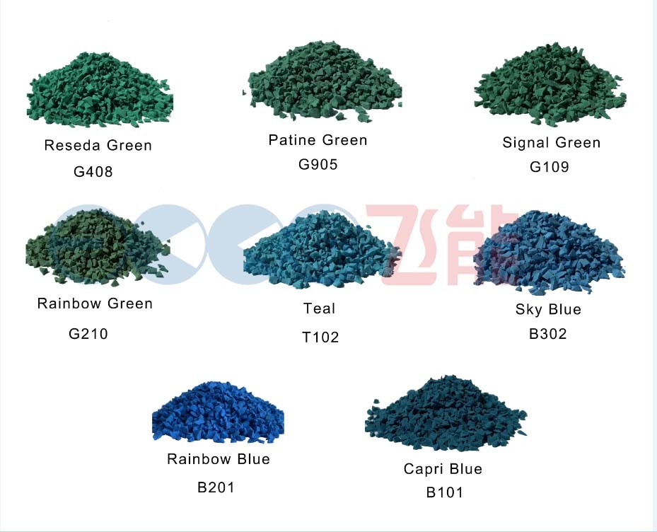 EPDM Playground Safety Surface ROHS Playground Safe Rubber Mulch