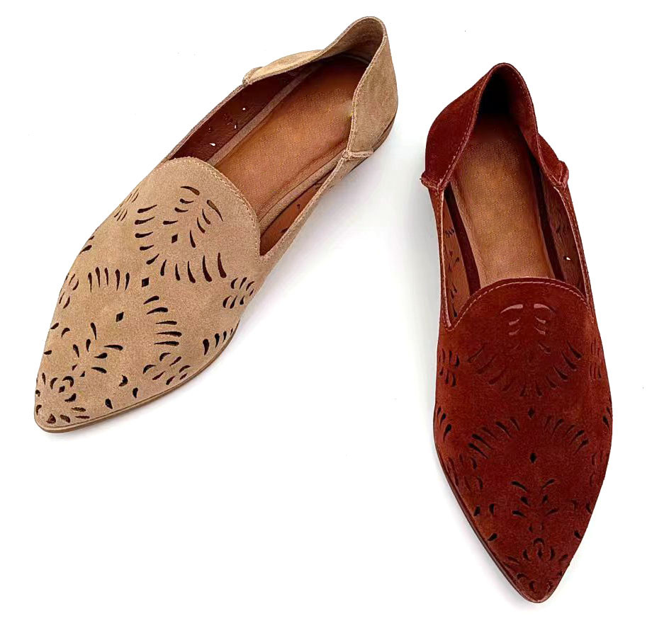 Slip On Ladies Loafer Shoes With EVA Insole Material OEM ODM