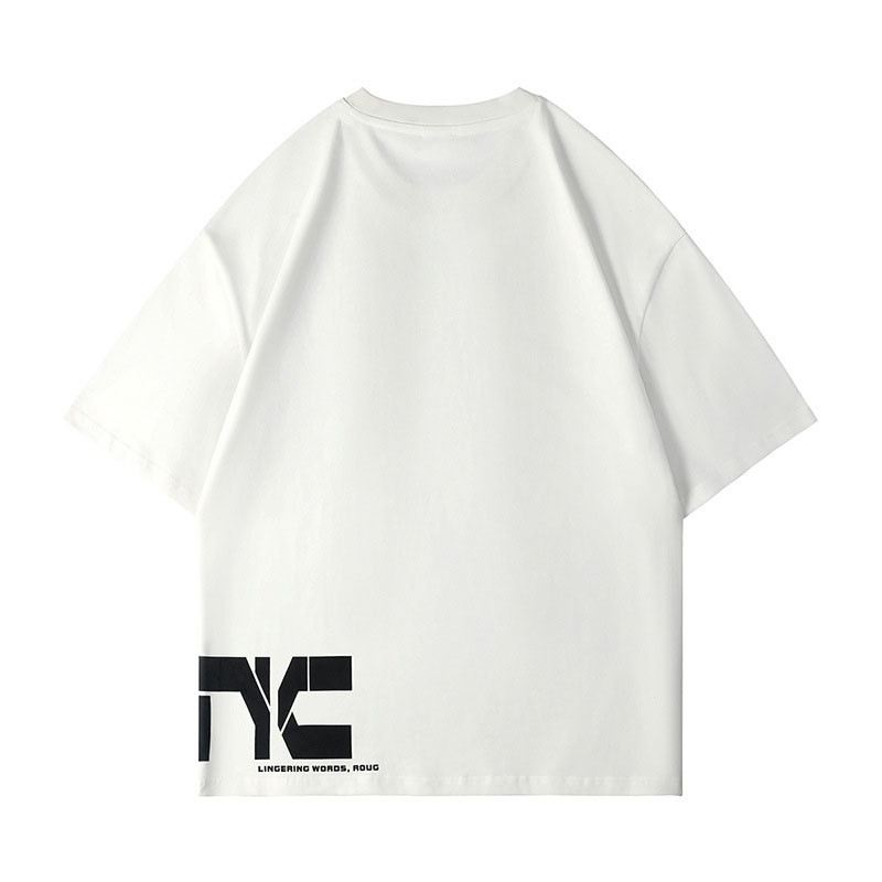 Summer Men'S Cotton Round Collar Fashion T Shirt