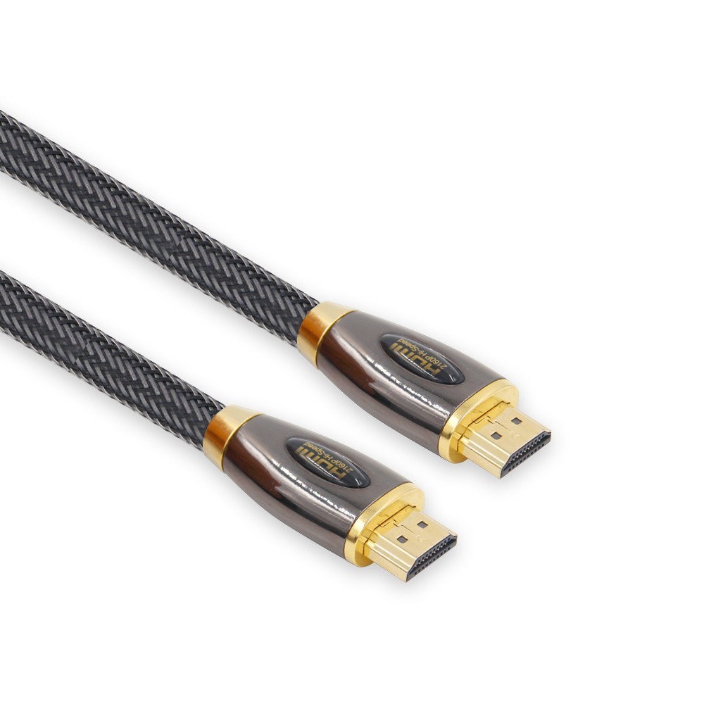 4k Rated High Speed HDMI Cable Zinc Alloy Housing With Ethernet 4k@30HZ
