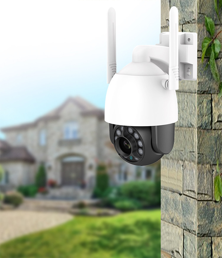 Outdoor 1080P WiFi Home PTZ Smart Surveillance Camera Waterproof Dome Camera