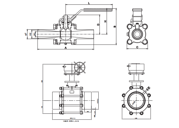 Water Medium DN40 PN25 Customizable NPT 304/316 Stainless Steel Ball Valve for Hydraulic OEM Support Manufactured