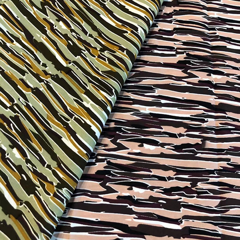 90-150gsm zebra Animal Print Polyester Fabric