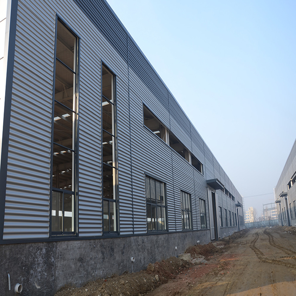 Prefabricated Steel Frame Factory Warhouse Steel Construction Fabrication