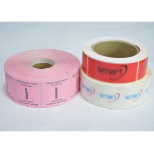 Tamper Evident Label / VOID Security Labels With Customized Logo Printing
