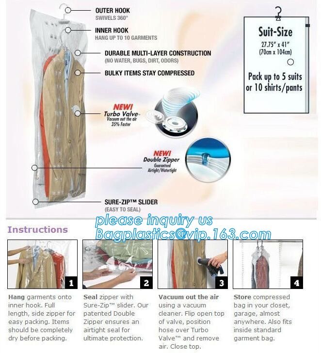 zipper travelling bag, zipper storage pocket, zipper fresh protection package, vacuum storage bags for travel, bagplasti