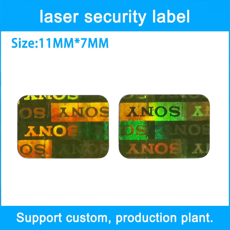 Waterproof QR Code Label Sticker Magnetic Sheets Custom 3D Hologram Stickers CE