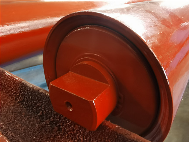 Ceramic Surface 500mm Conveyor Drum Roller For Belt Conveyor