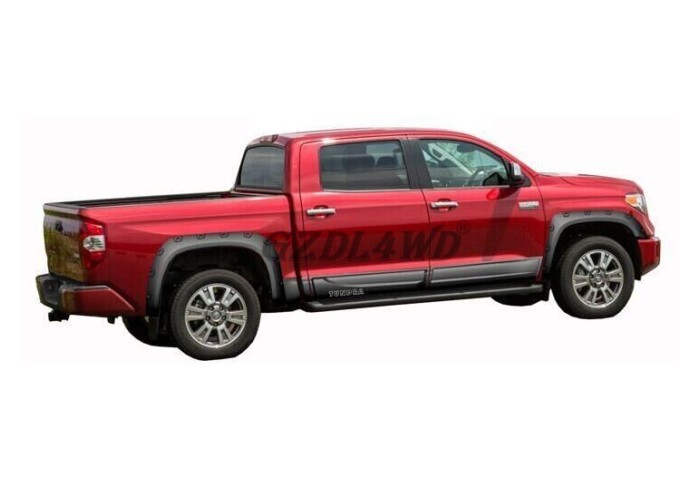 Auto Parts Crusher Pickup Fender Flares Trim For Toyota Tundra Pickup Truck