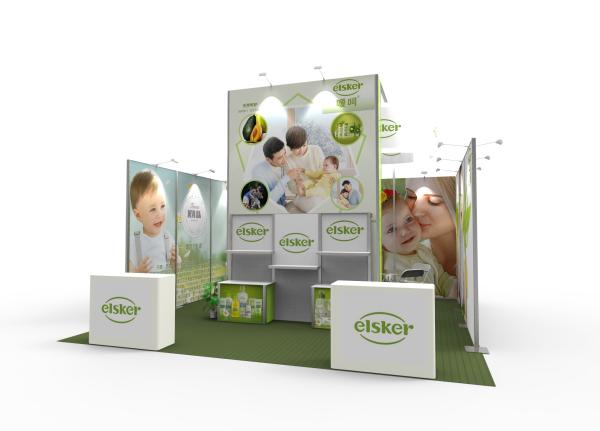 Quality Custom tradeshow booth aluminum portable advertising frameless trade show booth for sale