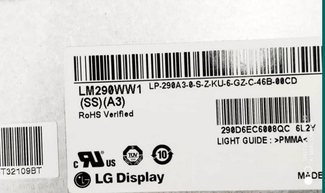 29.0" 2560×1080 96PPI CSHD Tft Lcd Display 300cd/m2 LM290WW1-SSA1