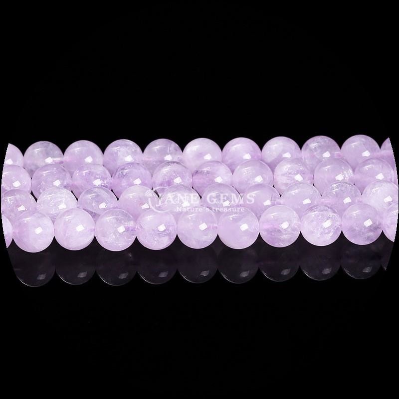 Polished Gemstone Round Cut Fire Quartz Golden Rutilated Quartz Bead Strands for DIY Jewelry Making