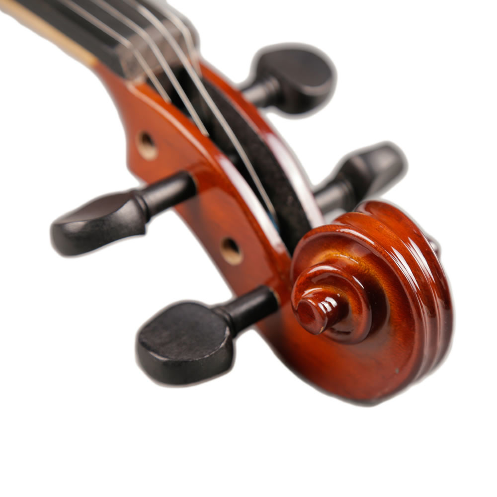 Hot Sale 4/4-1/8 Size Plywood Body with Very Nice Flamed Veneer on Top Student Violin