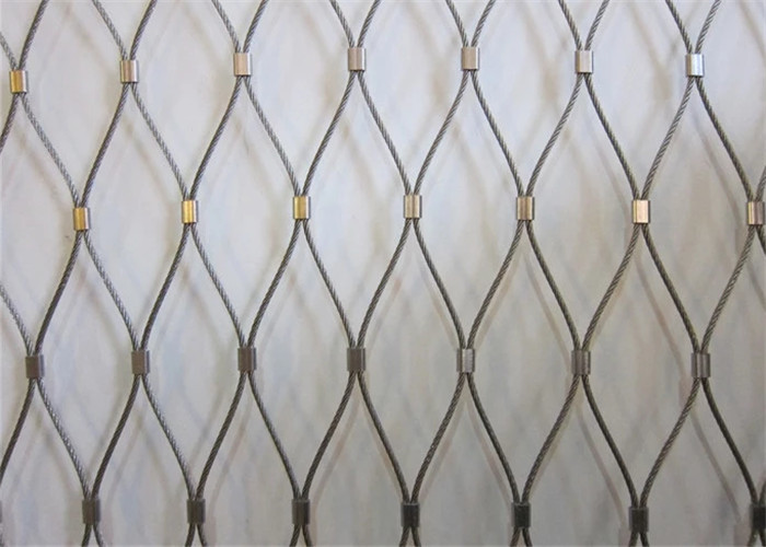 Flexible X-tend Ferruled Stainless Steel Wire Rope Mesh For Balcony Balustrade