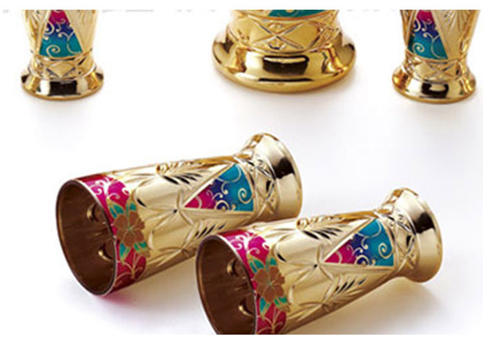 Arab Cultural Tea Set As Artistic Wedding Gift Customized Pattern Available