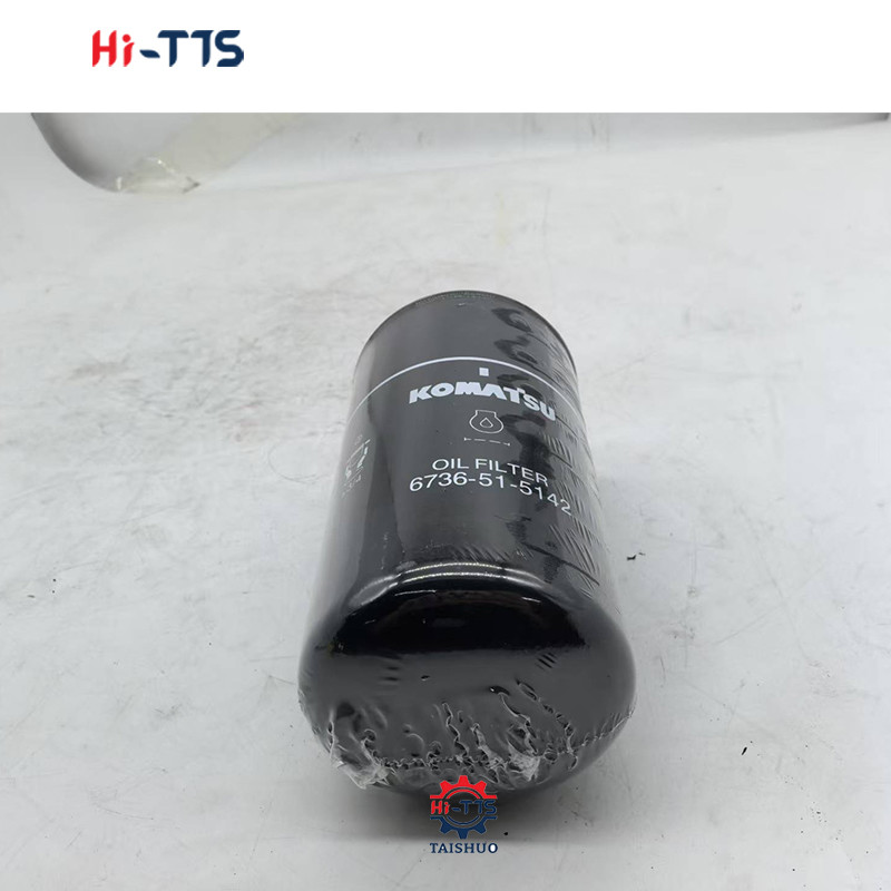 Oil Filter 6736-51-5142 600-211-1231 For PC200-8 PC200-7 Excavator Engine Parts