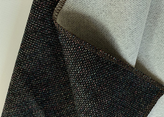 330gsm Yarn Dyed Woven Fabric , Plain Polyester Velvet Upholstery Fabric