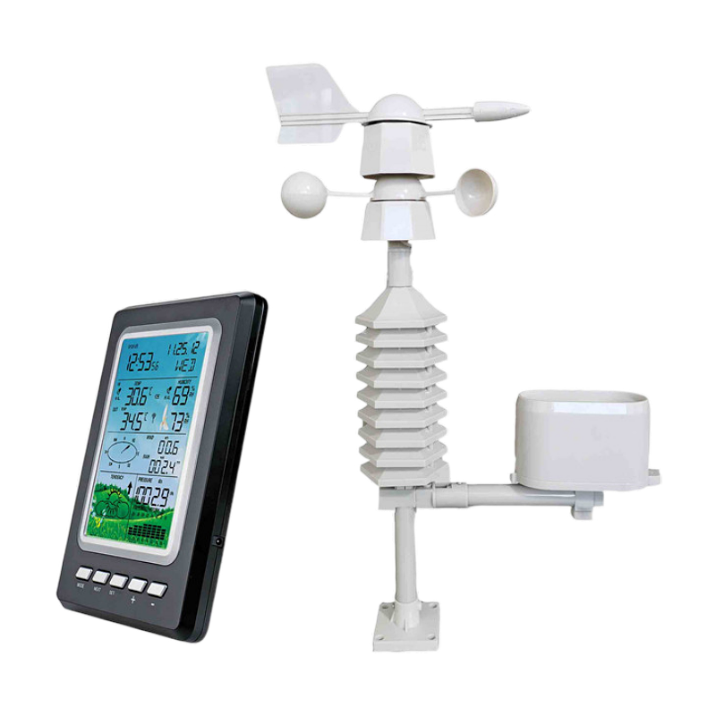 Multi-Functional 18.9*12.5*2.7cm Color Screen Weather Station With Powerful Functions