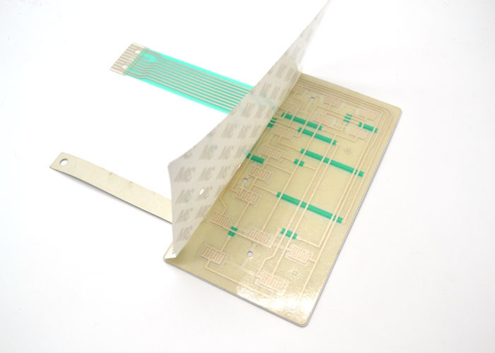 Microwave Oven Flat Touch Sealed Membrane Switches With Shielding Layer Inside