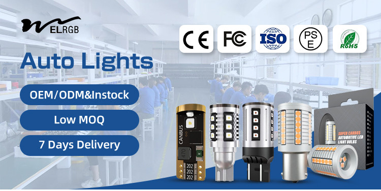 High Brightness Bulb Led Canbus P21w Ba15s 1156 1157 7440 7443 T15 W5W T10 T20 Car Turn Signals Lights
