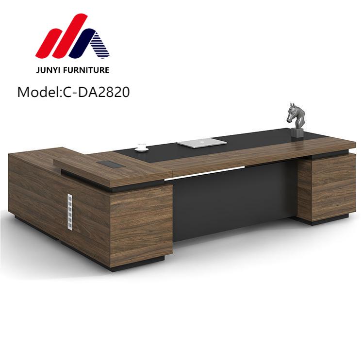 Extendable Wooden Executive Desk Customized Office Furniture for President and Staff