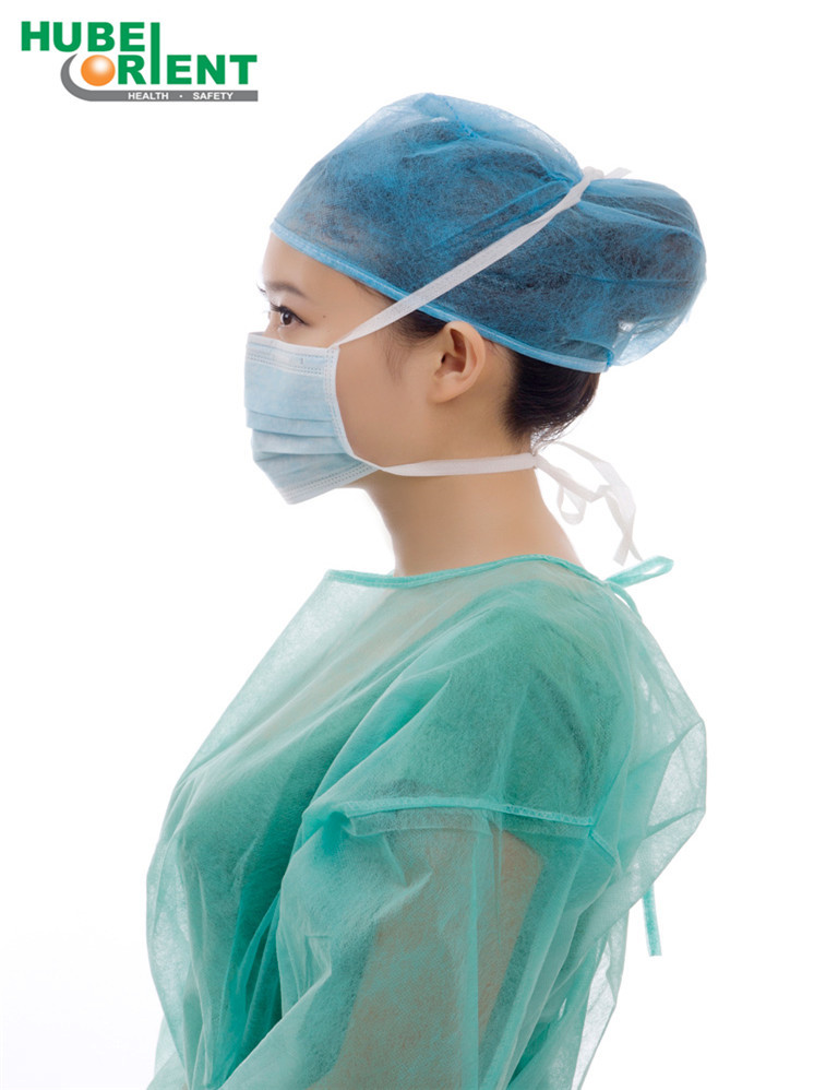 Customized Disposable Surgical Face Mask With Tie-on For Hospital/Pharmacy/Dental Clinic