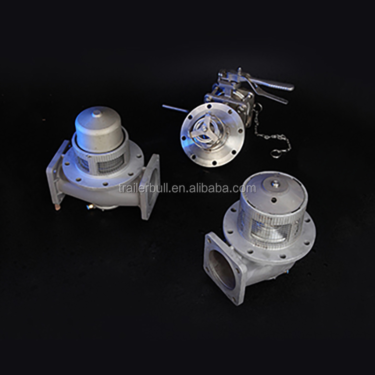 Stainless Steel 304/316 Positive / Negative Pressure Safety Valve For Chemical Tankers