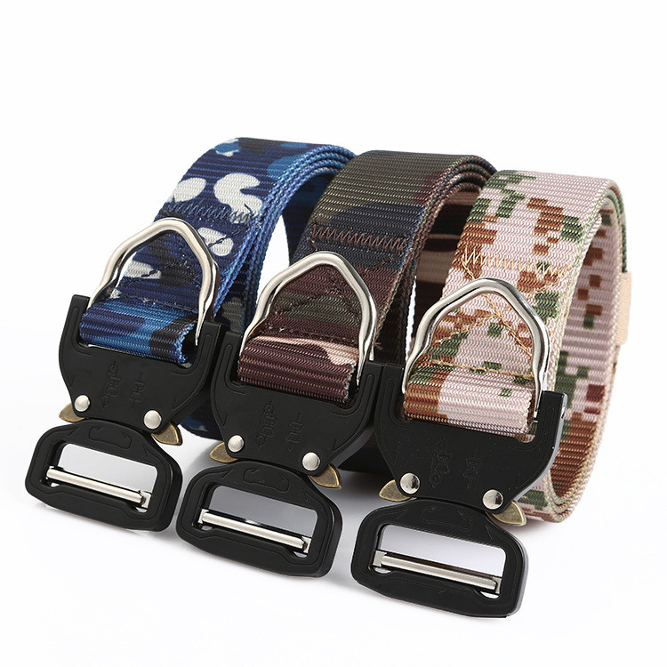 OEM Military Tactical Canvas Belt Meisai Hiking 3.8cm Army Web Belt