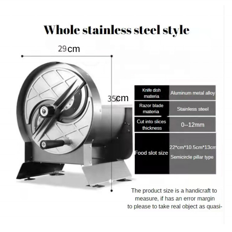New Fruit Vegetable Chopper Slicer Cutter Lemon And Potato Cutting Machine