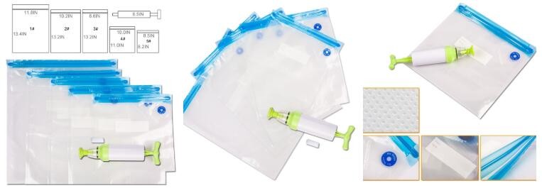 vacuum sealer storage bag Heat seal laminated transparent vacuum plastic food packing bags for sausage, BAGPLASTICS. BAG