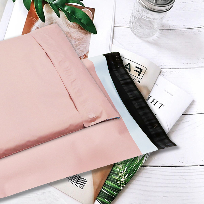 Waterproof Pink Eco Friendly Postage Bags 100% Biodegradable