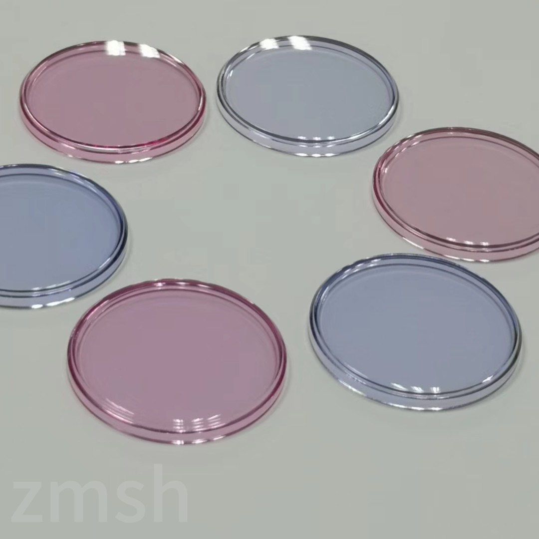 Sapphire Parts Crystal Optical Cylinder Lens Hardness 9.0 High Light Transmittance Customized