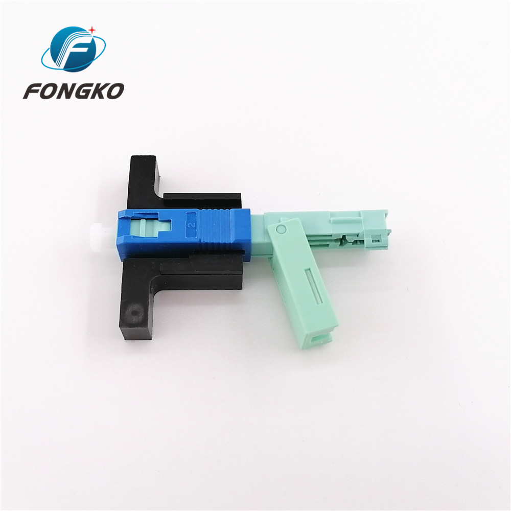 UPC Fast Connect Single Mode Fiber Sc Connector 50mm For FTTH