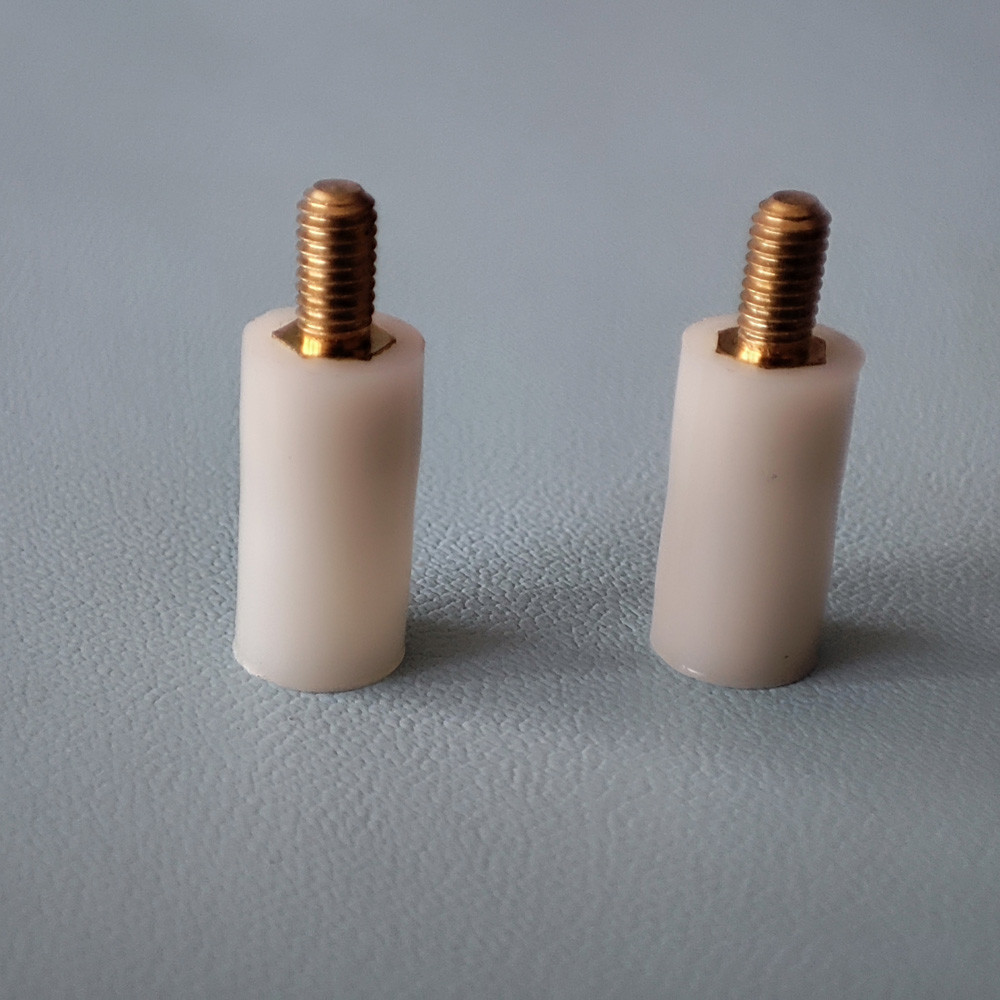 ISO 9001 Round Nylon Pillar Isolation Distance Bolts M4 Standoff Spacer M3X6.5-13MM