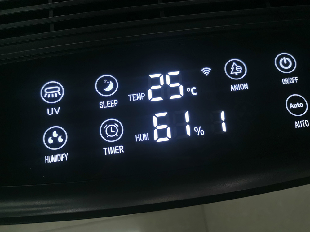 Home UV Lamp Personal 2-in-1 Hybryid Air Purifier Washer and Humidifier Control Tuya Wifi Multifuncion Humidifying Air Purifier