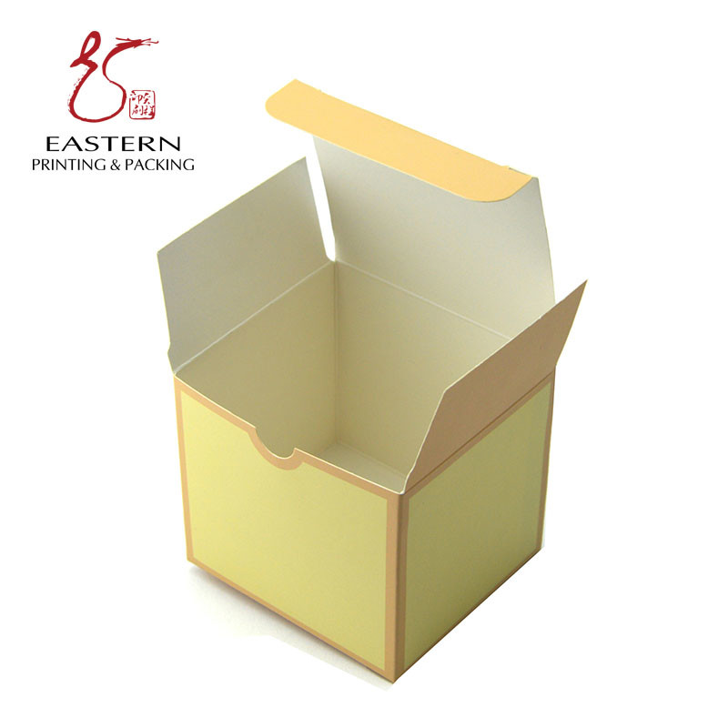 SGS Foldable Cardboard Cosmetic Packaging Custom logo printed