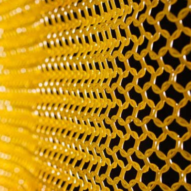 Versatile Metal Ring Mesh Electroplated Surface Easy Install