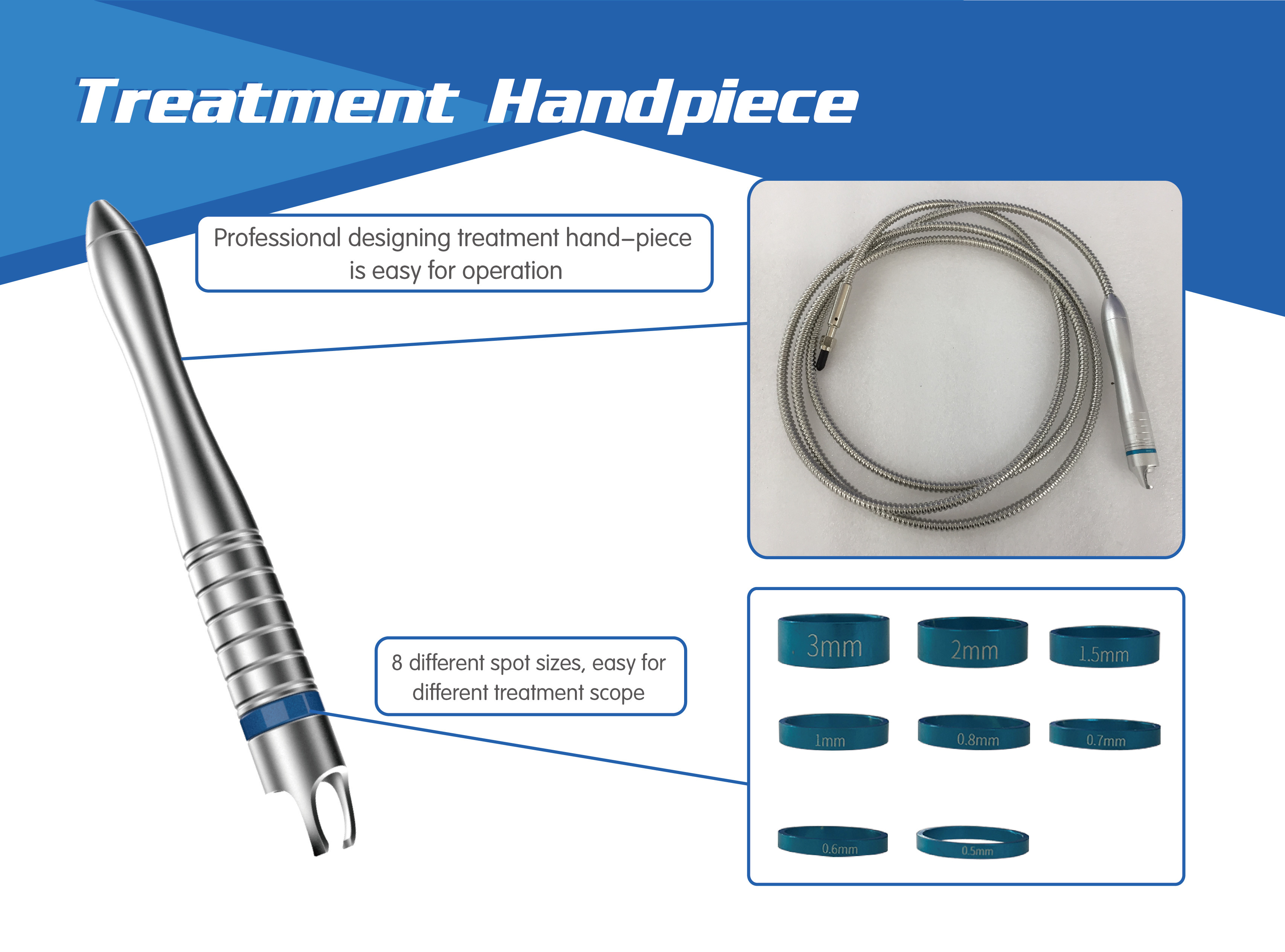 Top quality touching screen 635nm infrared ray varicose veins blood vessel removal laser diode 980nm