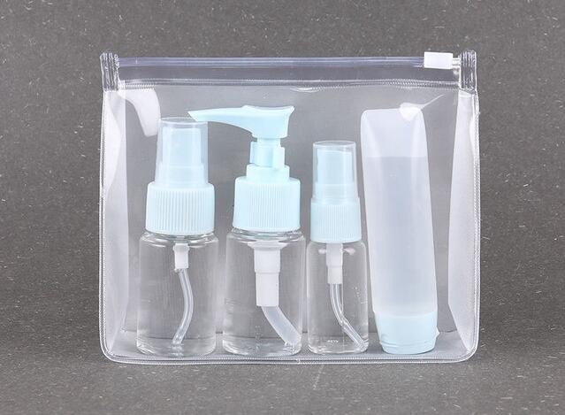Matte Clear Cosmetic Bags Clothes Storage Zip Lock Reclosable Frost Packing Pouch