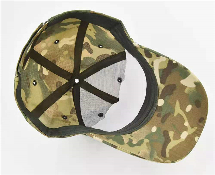 Retro Unisex Camo Adjustable Army Military Baseball Cap Curve Brim Fishing Hat