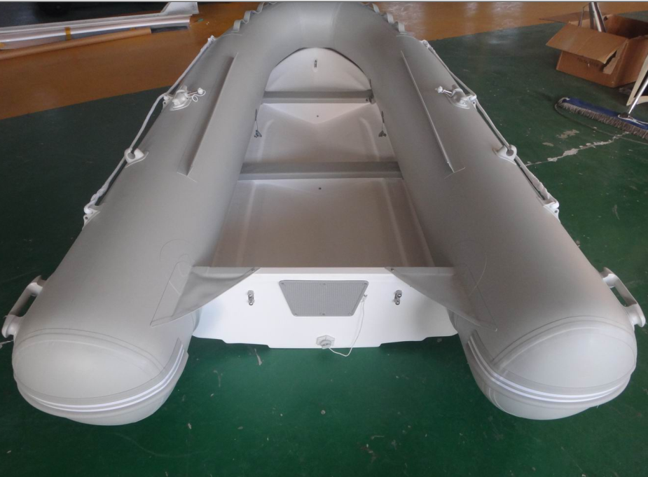 330 cm Foldable Rib Boat PVC Full Color Abrasion Resistance With Foot Pump