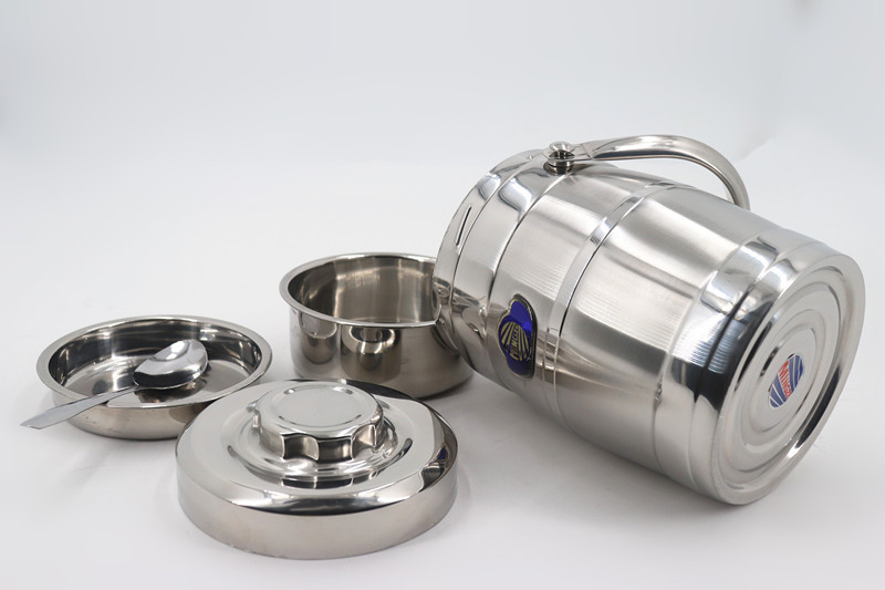 1.0L /1.4L / 2.0L / 2.8L /3.8L/6.5L Hand pan & stainless steel lunch box & keep warm double wall food carrier